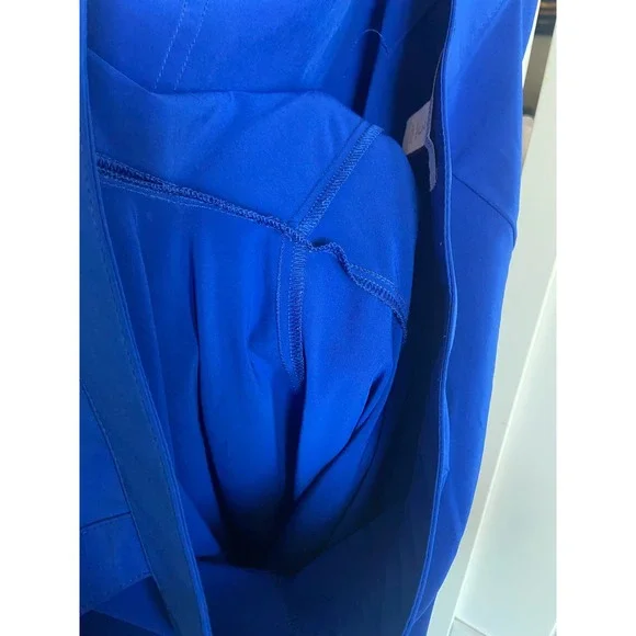 SOLD - Chico's Womens Pants Sz 3 XL 16 Royal Blue Neema Capri Cargo Crop - Picture 3 of 4